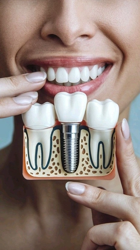 Improved appearance with dental implants