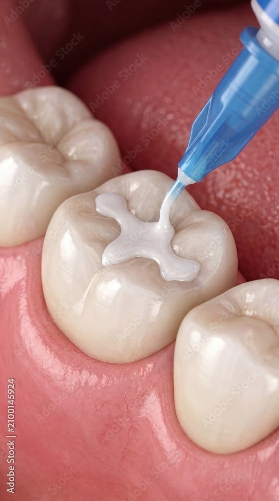 Dental filling treatment at Golden Crown