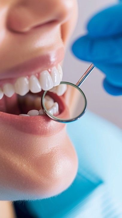 Improvement of oral health with dental crowns