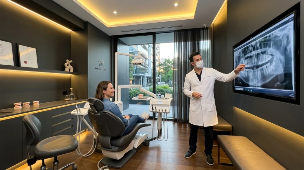 Best dentist in Lahore — modern dental clinic interior at Golden Crown Dental Surgery, DHA Main Blvd